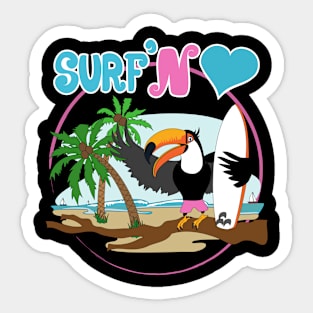 SurfNLove Sticker